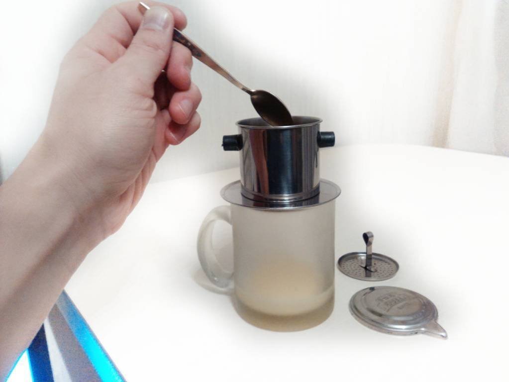 Как заварить кофе по-вьетнамски в фине