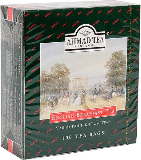 Классический черный чай ахмад, его виды и сорта