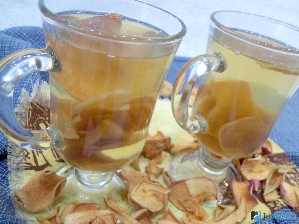 Компот из сушеных яблок: рецепты варки напитков из сухофруктов