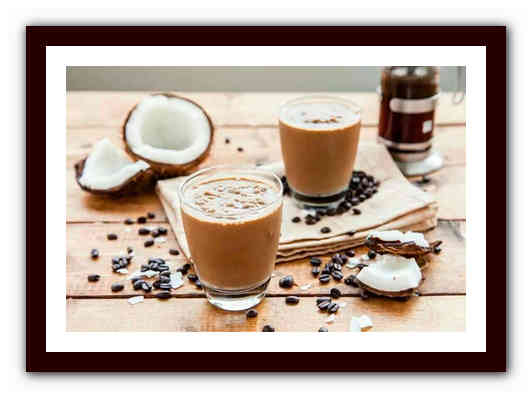 Рецепт кофе с кокосовым молоком. калорийность, химический состав и пищевая ценность.