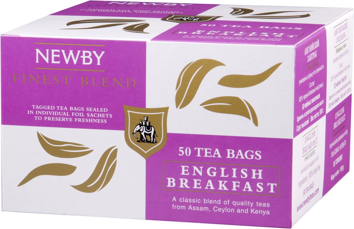 Зеленый и черный чай в пакетиках