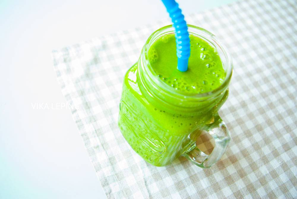 Как приготовить зеленый смузи со шпинатом