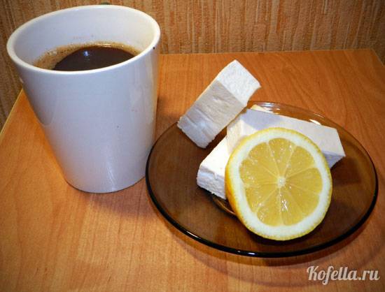 Можно пить кофе с лимоном