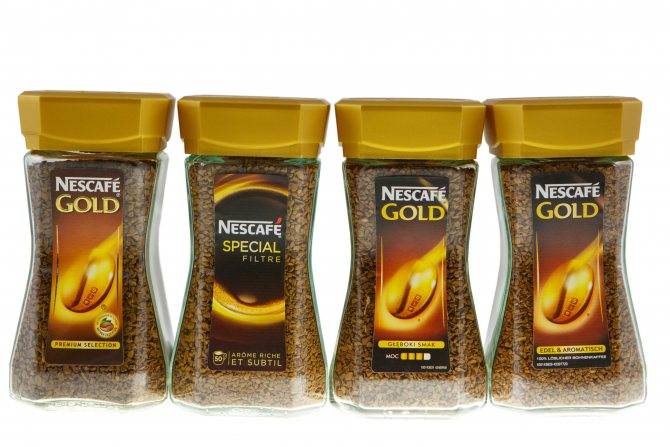 Кофе нескафе голд (nescafe gold) растворимый с добавлением молотого 95 г