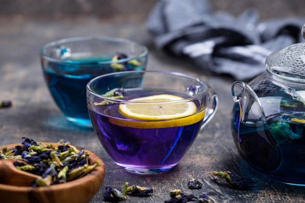 Синий чай анчан из тайланда
