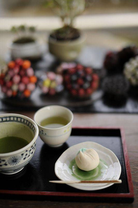 Чайный набор для чайной церемонии в японии
