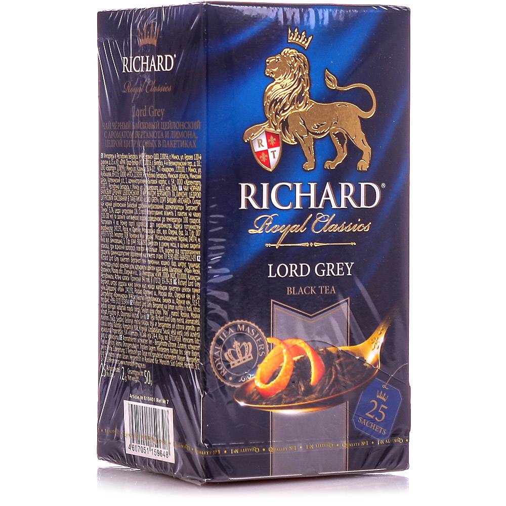 Чай ричард листовой. история бренда чая richard, ассортимент, отзывы. ассортимент и виды