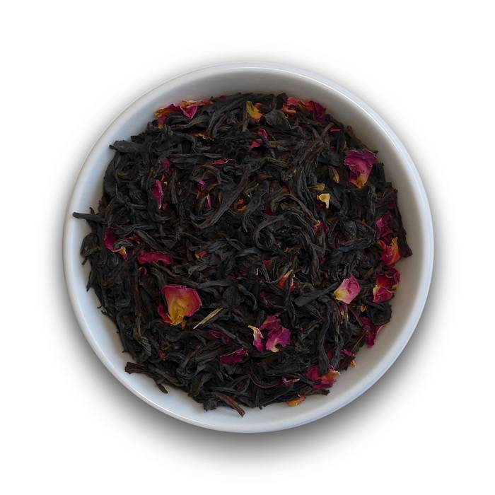 Китайский чай Мэй Гуй Хун Ча с цветочной добавкой из бутонов роз