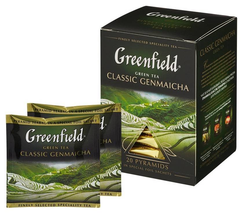 Ассортимент и вкусы чая greenfield