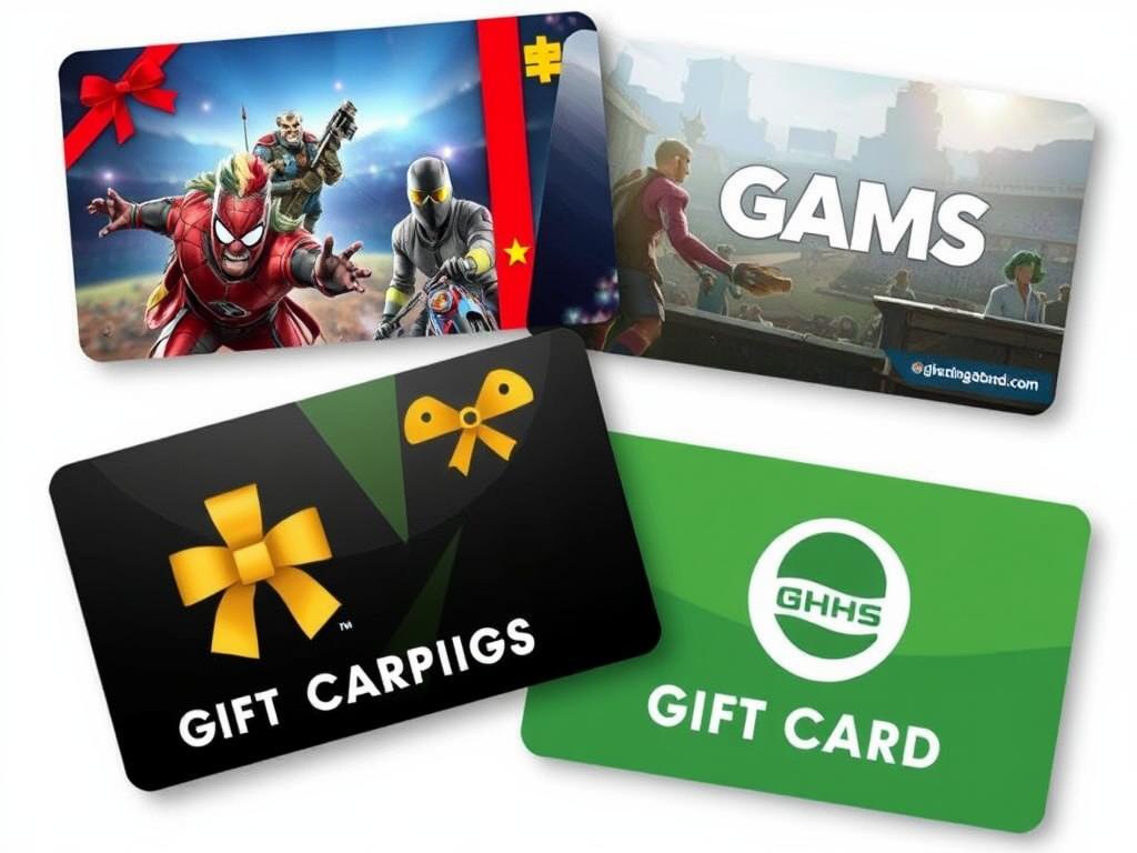 gift cards for games and online servicesфото