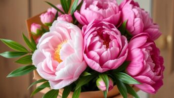 Букет пионов с доставкой: как выбрать, упаковать и сохранить праздник в вазе
