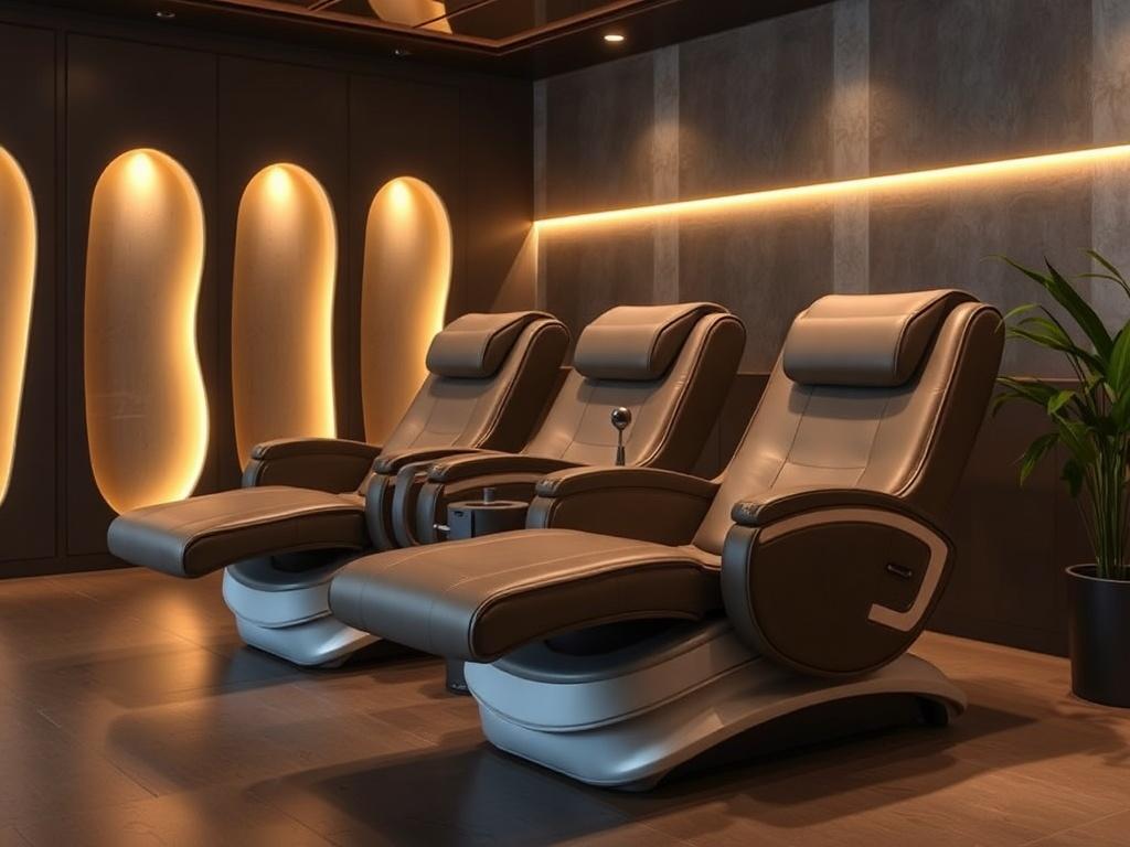 Массажные кресла-шезлонги: удобство, которое работает за вас