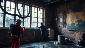 Уборка после пожара: практичный план, который действительно работает