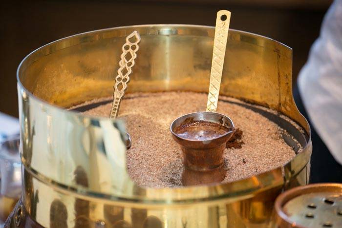 Как готовить турецкий кофе, как приготовить на песке, рецепт