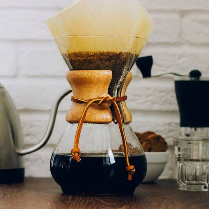 Как заваривать кофе в кемексе: методика приготовления
