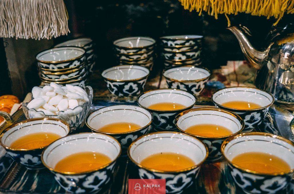 Ок чой (молочный чай). узбекские блюда