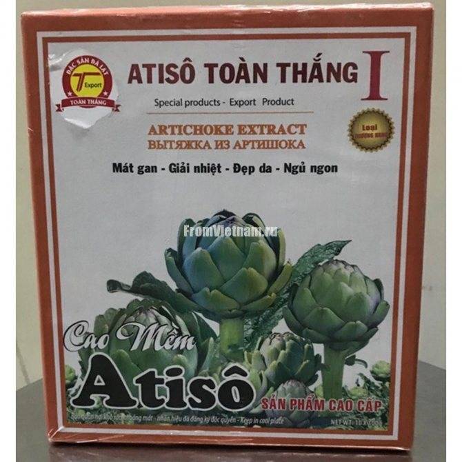Чай артишок из вьетнама инструкция по применению — основные характеристики