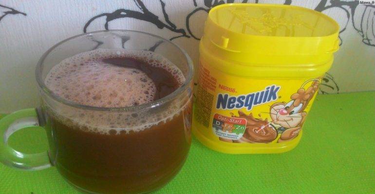 Какао несквик (nesquik): состав, калорийность, как приготовить. 3 вкусных рецепта