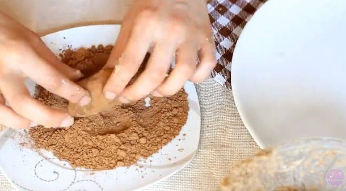 Пирожное картошка из печенья с какао