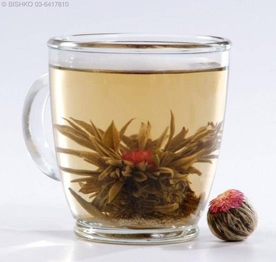 Связанный (распускающий цветок) чай