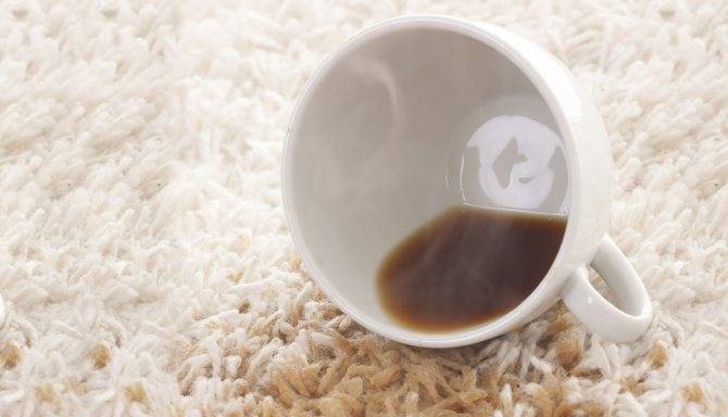 Чем вывести пятна от кофе?