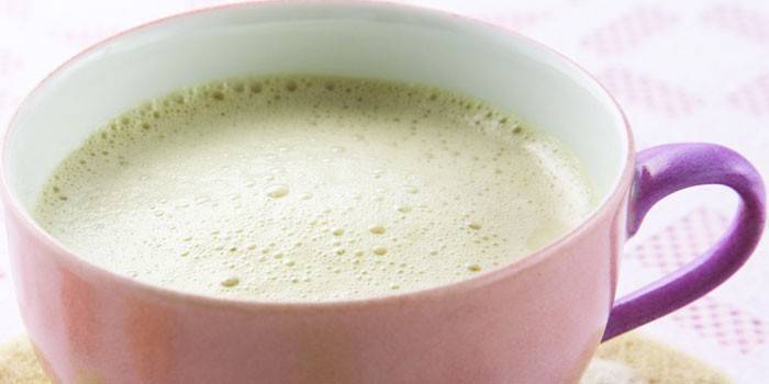 Зеленый чай c молоком для похудения