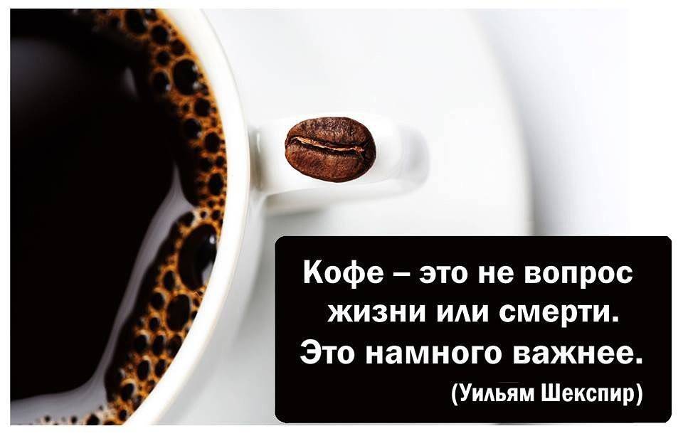 Цитаты про кофе на английском с переводом