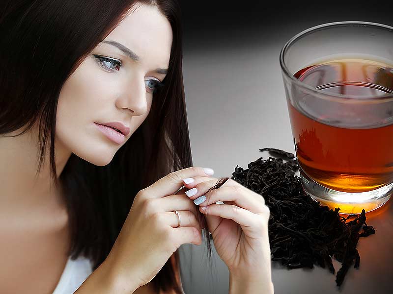 Как покрасить волосы чаем? черный чай для волос.