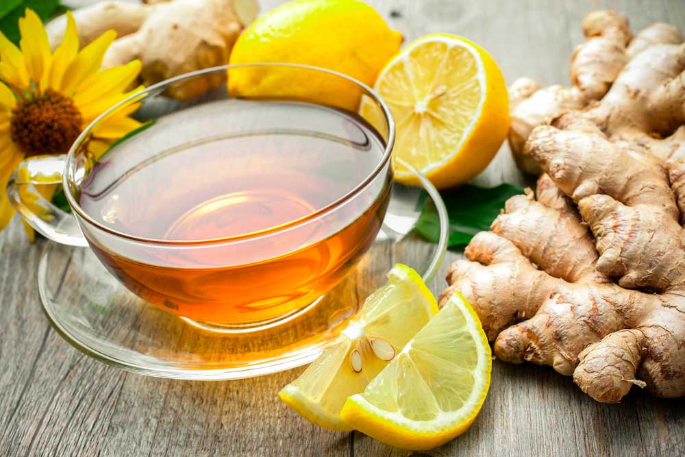 Имбирный чай с имбирем, мятой и лимоном для похудения рецепт с фото пошагово - 1000.menu
