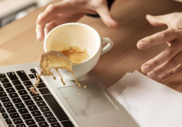 Что делать, если пролил чай на клавиатуру ноутбука: порядок действий по спасению