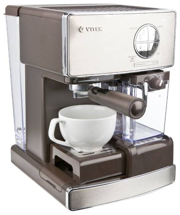 Рожковая кофеварка vitek vt 1511 - характеристики,преимущества и недостатки