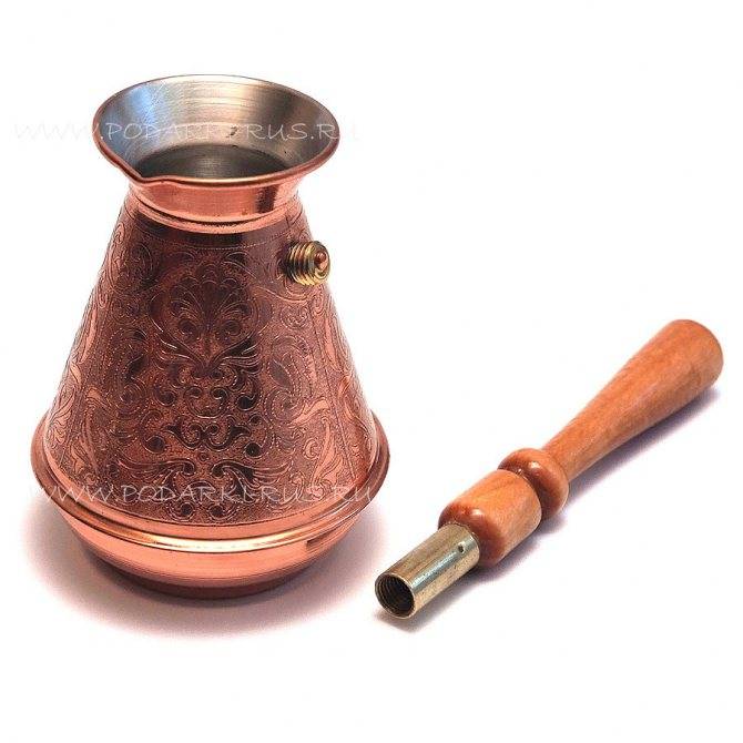 Турка для кофе (джезва): устройство, виды, материалы изготовления