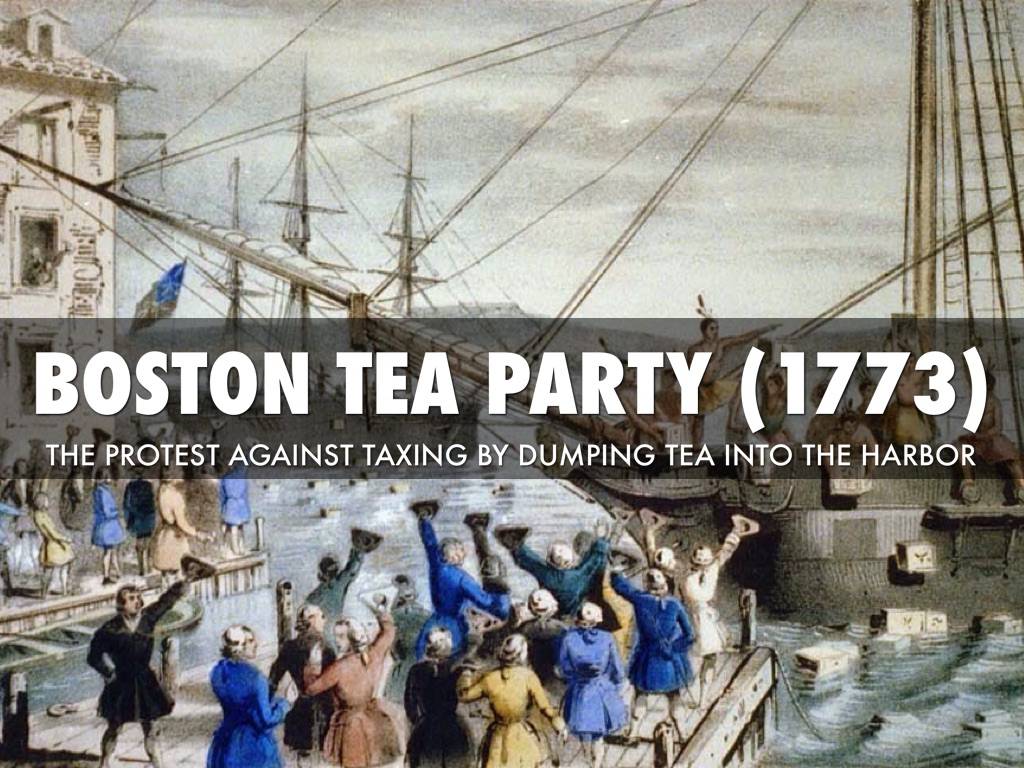 Бостонское чаепитие - boston tea party