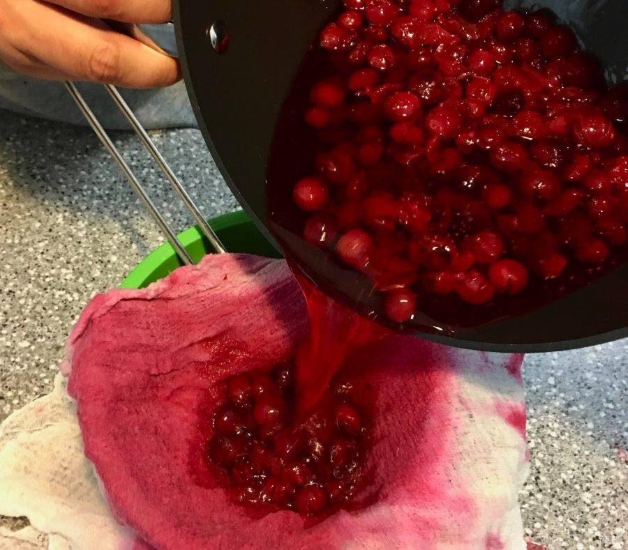 Клюквенный морс: рецепт из замороженных ягод (пошагово, с фото)