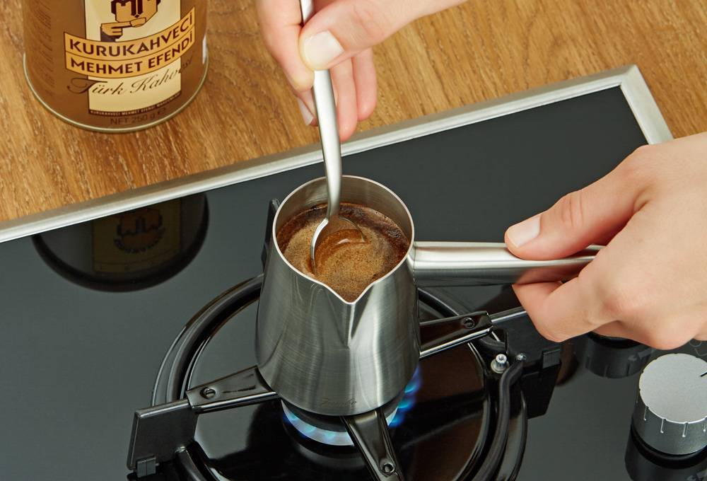 Как варить кофе в турке на электрической и газовой плите