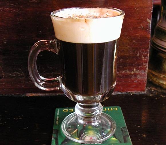 Ирландский кофе: способы приготовления, состав и калорийность