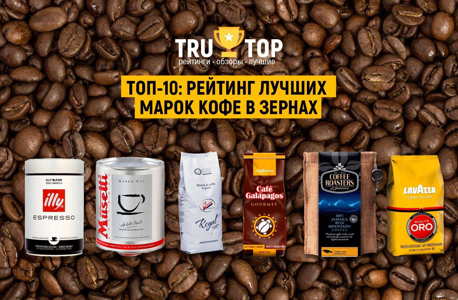 Топ-7 лучших марок кофе: обзор, отзывы