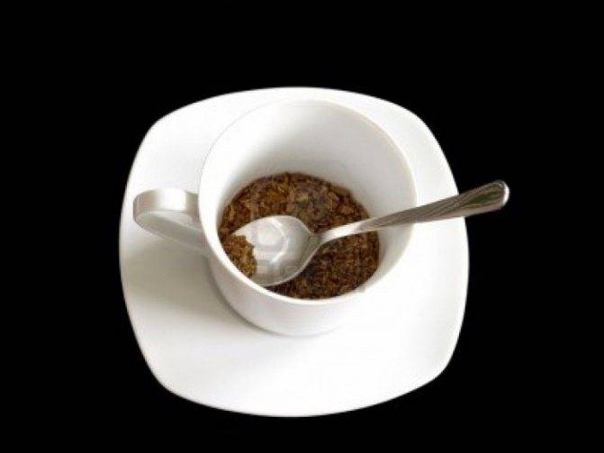 Содержание кофеина в растворимом кофе