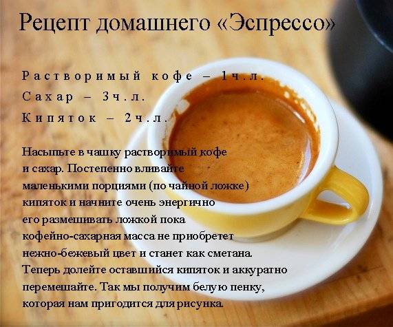 Как приготовить кофе эспрессо. рецепт кофе эспрессо в домашних условиях