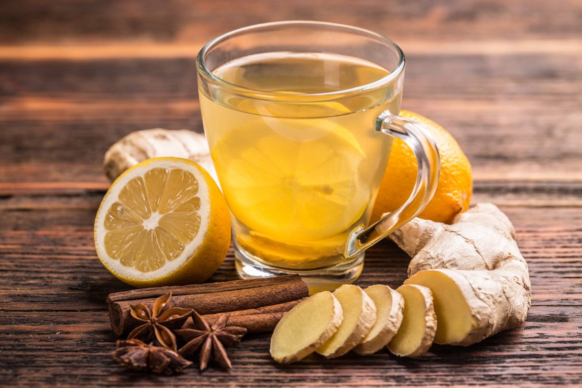 Рецепт имбирного чая с лимоном и медом