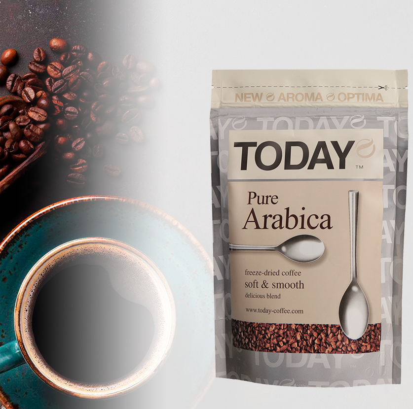 Кофе pure arabica. Кофе растворимый today Pure Arabica. Кофе Тудей Арабика 75. Today Pure Arabica кофе растворимый 75. Кофе Тудей пуре Арабика,150г.