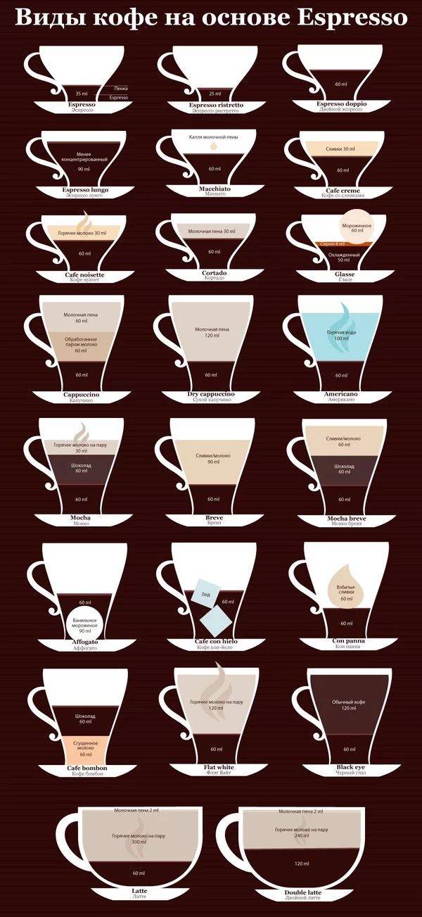 Виды кофе – обзорная классификация