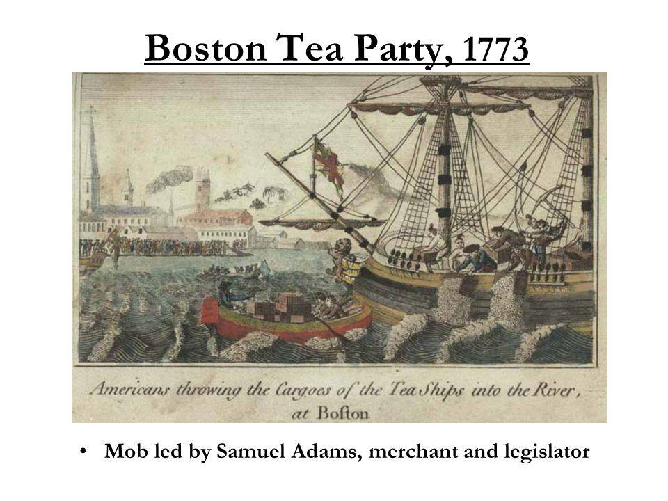 Что такое Бостонское чаепитие 1773 года