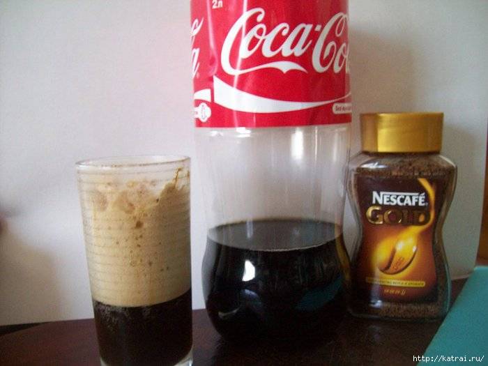 Кока-кола с кофе