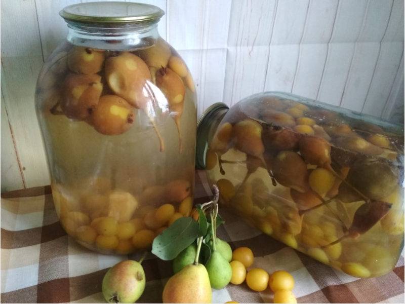 Как приготовить компот из груш на зиму в домашних условиях?