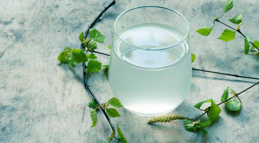 Лечебный чай из березовых листьев, почек и коры