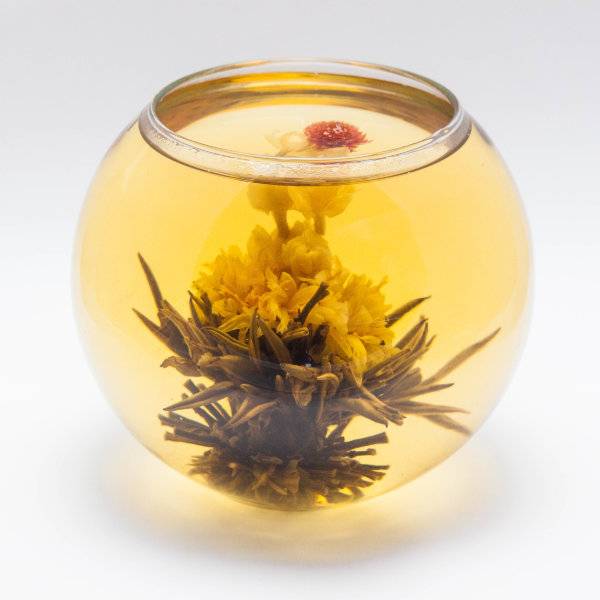 Связанный чай цветок — очень красиво! youtube — чай который раскрывается как цветок — крафтовые напитки