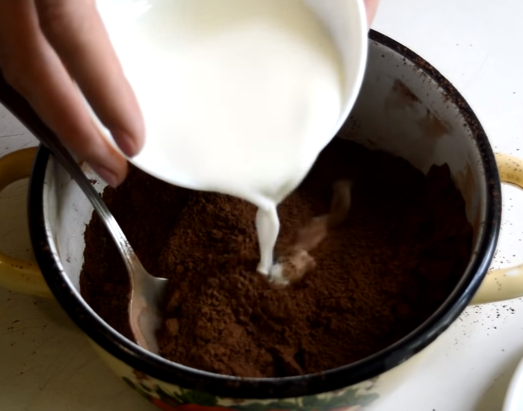 Шоколадная глазурь из какао и молока - 9 пошаговых фото в рецепте