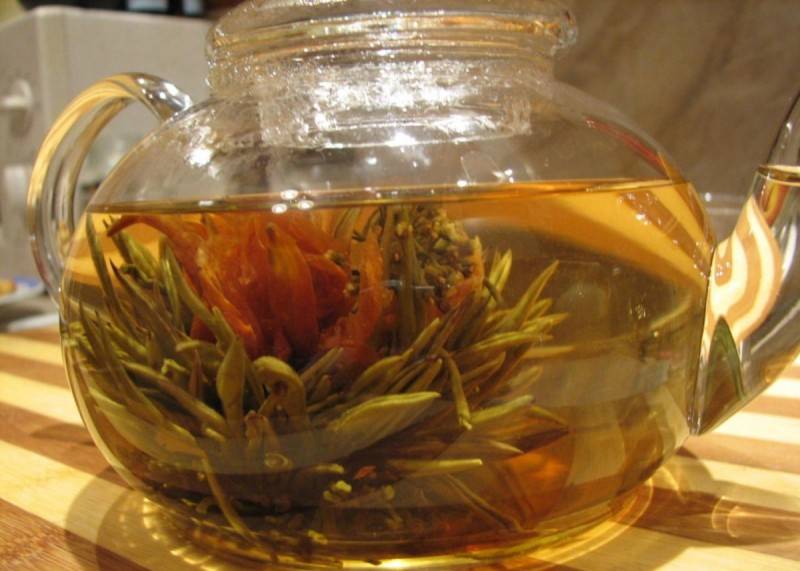 Связанный чай — чай который распускается как цветок