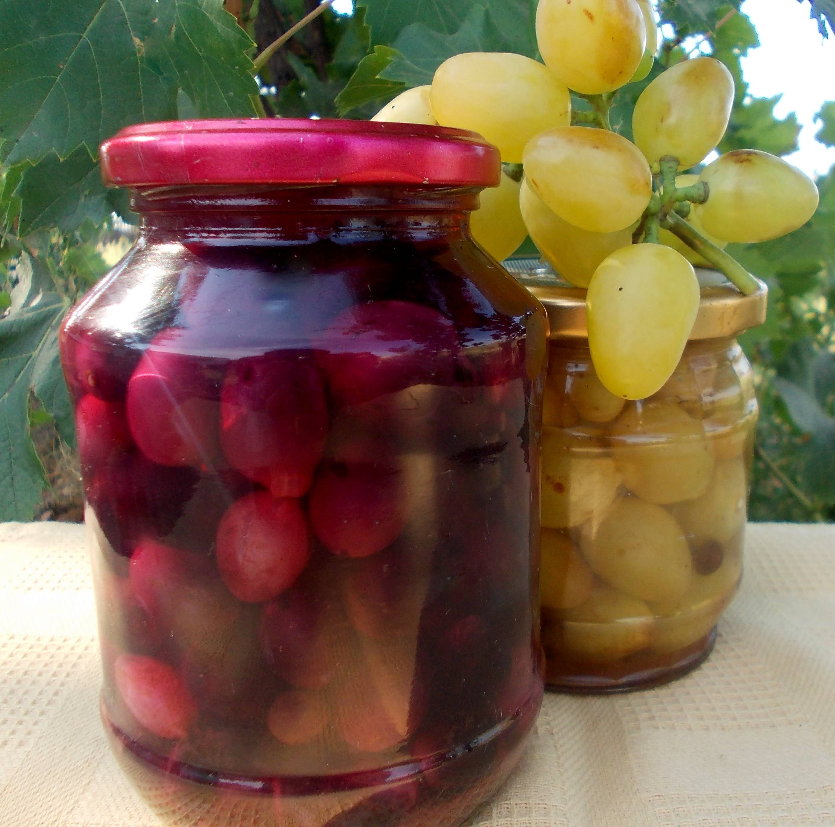 Виноградный компот — 10 самых вкусных рецептов